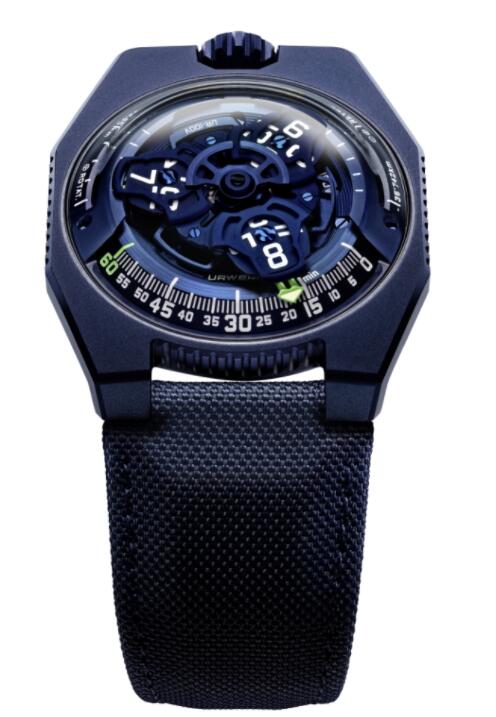 Urwerk 100 Watch Replica UR-100V BLUE PLANET